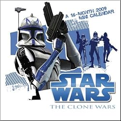 Star Wars Clone Wars 2009 Mini Calendar