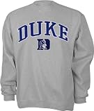 Duke Blue Devils Grey Tackle Twill Crewneck Sweatshirt