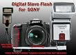 SLAVE FLASH FOR SONY ALPHA DSLR-A100 F505 DSC-H5 H7 H9 H3 H1