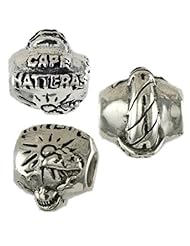 Sterling Silver Reller Hatteras Lighthouse NC Bead Charm 13403