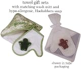 Hoohobbers Custom Hooded Designer Baby Towel Gift Set - Blue Plaids