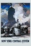 Art Poster, New York Central System - 18.75 x 27.5