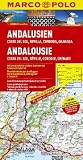MARCO POLO Karten 1:200.000 Andalusien, Costa del Sol, Sevilla, Córdoba, Granada: Mit landwirtschaftlich schönen Strecken und Sehenswürdigkeiten. ... Entfernungstabelle, Ortsregister, 6 Citypläne title=