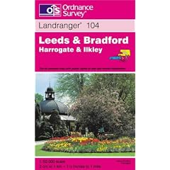 Leeds and Bradford - Harrogate and Ilkley (Landranger Maps)