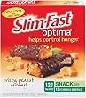 Slim-Fast Optima Snack Bar, Crispy Peanut Caramel, 1.0-Ounce Bars in 6-Count Boxes (Pack of 8)