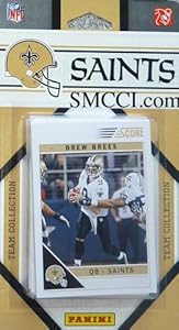 2011 Score New Orleans Saints Factory Sealed 13 Card Team Set. Players Include Tracy Porter, Roman Harper, Robert Meachem, Reggie Bush, Marques Colston, Lance Moore, Jonathan Vilma, Jimmy Graham, Drew Brees, Chris Ivory, Cameron Jordan, Martez Wilson and Rookie Mark Ingram.