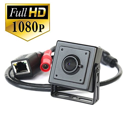 SecTec 1080P HD 2.2MP Mini IP Camera 3.7mm Pinhole Lens Hidden Network Security Surveillance Camera for Indoors