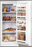 Woods FU12W 11.6 cu. ft. Upright Freezer with 3 Wire Shelves, Frost Free, Lower Storage Gate, Fast Freeze Setting, Interior Light and Adjustable Thermostat