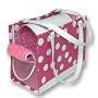 Petmate Soft Sided Pet Carrier Small, Pink/White Polka Dot