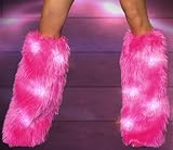 IMAGE OF Light Up Furr Leg Warmers-Purple