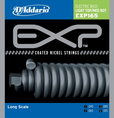 D'Addario EXP165 Bass Nickel-Saitensatz Long 0,11 cm - 0,27 cm (.045 - .105 Zoll)