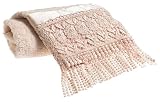 Review Croscill EHND 0474 028 43 / Croscill Macrame Embellished Hand Towel, Linen
