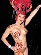 Blaze Body Temporary BODY ART Dancer Stripper Devil Costume Xotic Eyes
