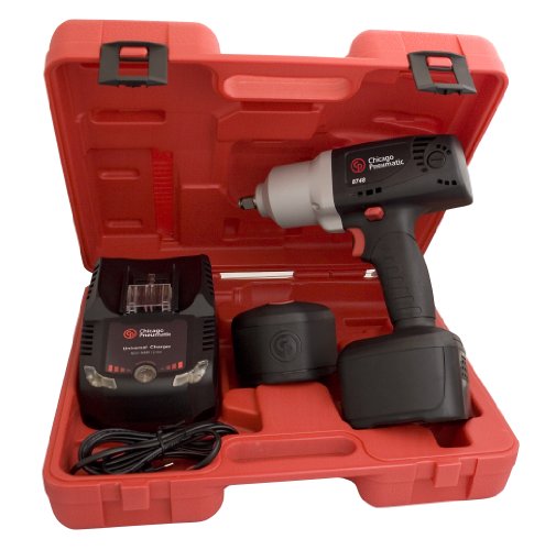 Chicago Pneumatic CP8748L 12-Inch 192 Volt Cordless Impact Wrench Kit with Lithium Batteries