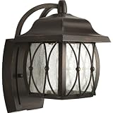 Progress Lighting P5614-20 1-Light Montreux Small LED Wall Lantern, Antique Bronze