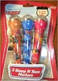 Disney Pixar CARS 3 Stamp N Race Markers