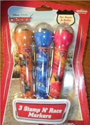 Disney Pixar CARS 3 Stamp N Race Markers