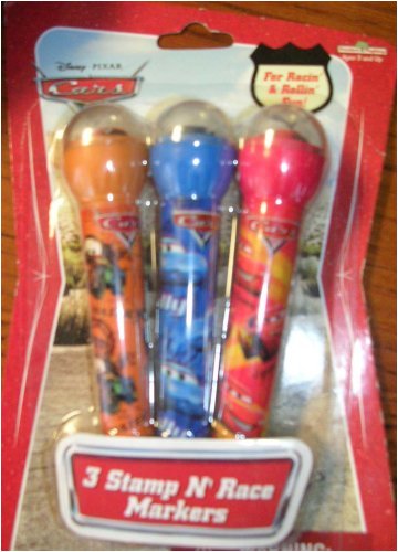 Childrens Toyshop  Toys : Disney Pixar CARS 3 Stamp N Race Markers