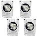 New Jersey Nets NBA 4pc Square Shot Glass Set