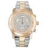 Freelook Ladies HA2711M-RG4 Glamour Round All Stainless Steel Rose Gold Plated Case Bracelet Watch by Freelook