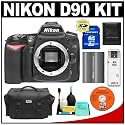 Nikon D90 Digital SLR Camera Body + 8GB Memory Card + Nikon EN-EL3e Battery + Case + Cameta Bonus Accessory Kit