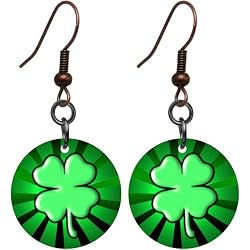 Lucky Four Leaf Clover Earrings