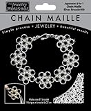 Midwest Products Chain Maille Silver Japanese 6-in-1 Bracelet Jewelry Kit