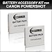 ClearMax® NB-6L Lithium Ion Replacement Batteries (2-Pack) for Canon Powershot D10, D20, SX240 HS, SX260 HS, Canon Elph 500 HS, S90, S95, SD4000 IS, SD3500, SD1300 IS, SD980 IS, SD1200 IS