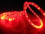 18Ft Rope Lights; Vivid Red LED Rope Light Kit; 1.0" LED Spacing; Christmas Lighting; outdoor rope lighting