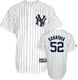 CC Sabathia New York Yankees Replica Home Jersey (X-Large)