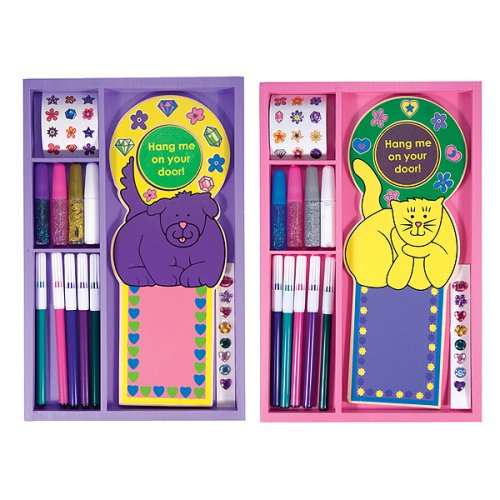 Melissa & Doug Deluxe Dog & Cat Door Hanger Bundle