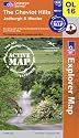 The Cheviot Hills, Jedburgh and Wooler (OS Explorer Map Active)