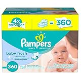 Pampers Baby Fresh wipes 5x Box 360 count (037000282693)