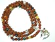 Om Pendant- Rudraksha Beads Seven Gemstone Healing Japa Mala Meditation Gift Jewelry