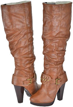 Bamboo Magnet-20 Chestnut Women Fashion Boots