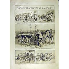 Frankreich-Soldat Atkins Skizziert Tommy Franz�sisches Ww1 1916