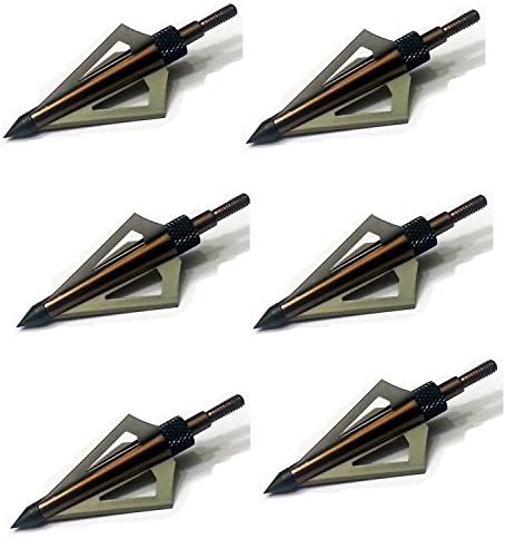dalove 100 Grain Fixed Blade Broadhead (6 Pcs/pack) - For Crossbow and Compound Arrows- Exclusively