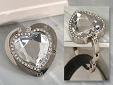 Murano art deco collection Heart shape crystal handbag holder From FavorOnline