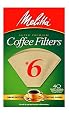 Melitta Cone Coffee Filters, Natural Brown, No. 6, 40-Count Filters (Pack of 12)