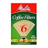 Melitta Cone Coffee Filters, Natural Brown, No. 6, 40-Count Filters (Pack of 12)