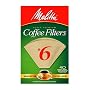 Melitta Cone Coffee Filters, Natural Brown, No. 6, 40-Count (Pack of 12)
