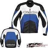 ALPINESTARS GP PLUS LEATHER JACKET BLUE 54 310-097-70-54