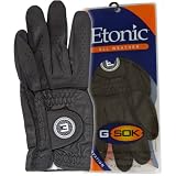 Etonic G-SOK Premium All Weather Golf Glove - Black (3 Pack)