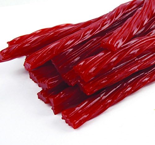Tasty Twirls Red Raspberry Candy Twists, 8 Oz. Bag (Pack of 2)
