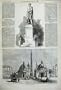 1859 Statue Dante Puzzi Florence Piazza Del Popolo Rome