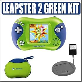 Click here to buy Leapfrog Leapster 2 Green w  Recharging Station and Case