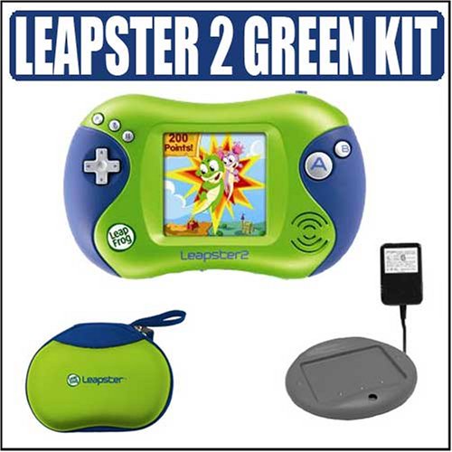 Buy Leapfrog Leapster 2 Green w Recharging Station and Case by Leapfrog now!