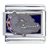Pugster Gonzaga Bulldog Licensed Italian Charms