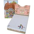 English Cottage Mini Notepad With Magnet Closure