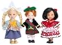 Kelly Doll and Friends of the World Dolls Gift Set